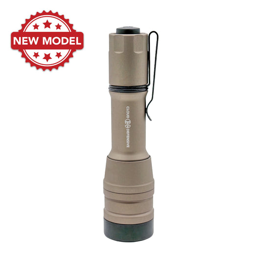 Mch Duty flashlight in flat dark earth color.