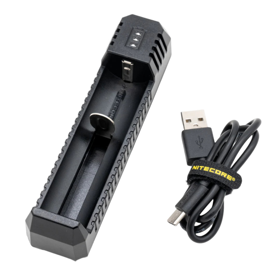 Nitecore brand UI1 battery charger and charging cable