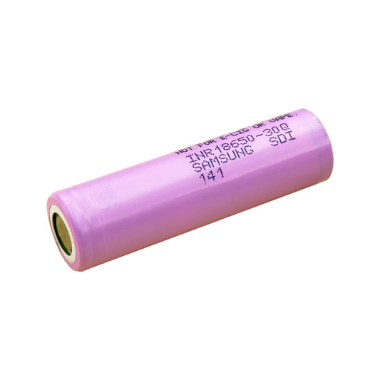 pink wrapped Samsung 30Q battery